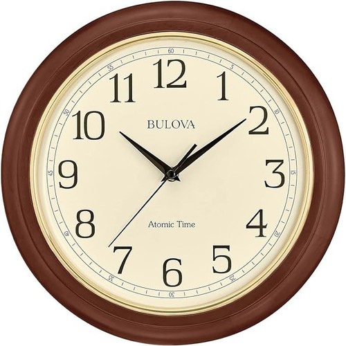 Bulova wooden atomic analog - atomic,